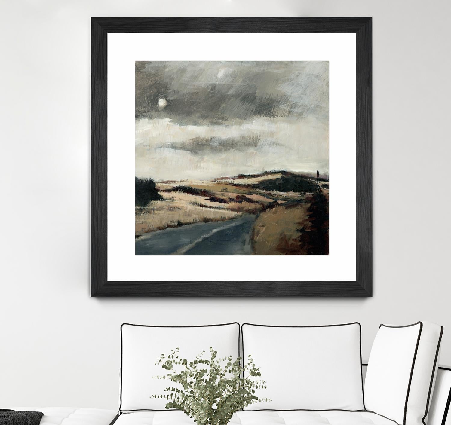 Serene Landscape 3 by Jacques Clement on GIANT ART - beige landscape path