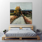 Serene Landscape 4 by Jacques Clement on GIANT ART - orange landscape path