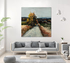 Serene Landscape 4 by Jacques Clement on GIANT ART - orange landscape path