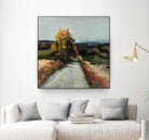 Serene Landscape 4 by Jacques Clement on GIANT ART - orange landscape path
