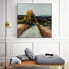 Serene Landscape 4 by Jacques Clement on GIANT ART - orange landscape path
