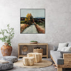 Serene Landscape 4 by Jacques Clement on GIANT ART - orange landscape path