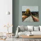 Serene Landscape 4 by Jacques Clement on GIANT ART - orange landscape path