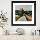 Serene Landscape 4 by Jacques Clement on GIANT ART - orange landscape path