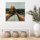 Serene Landscape 4 by Jacques Clement on GIANT ART - orange landscape path
