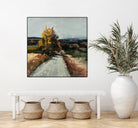Serene Landscape 4 by Jacques Clement on GIANT ART - orange landscape path