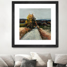 Serene Landscape 4 by Jacques Clement on GIANT ART - orange landscape path