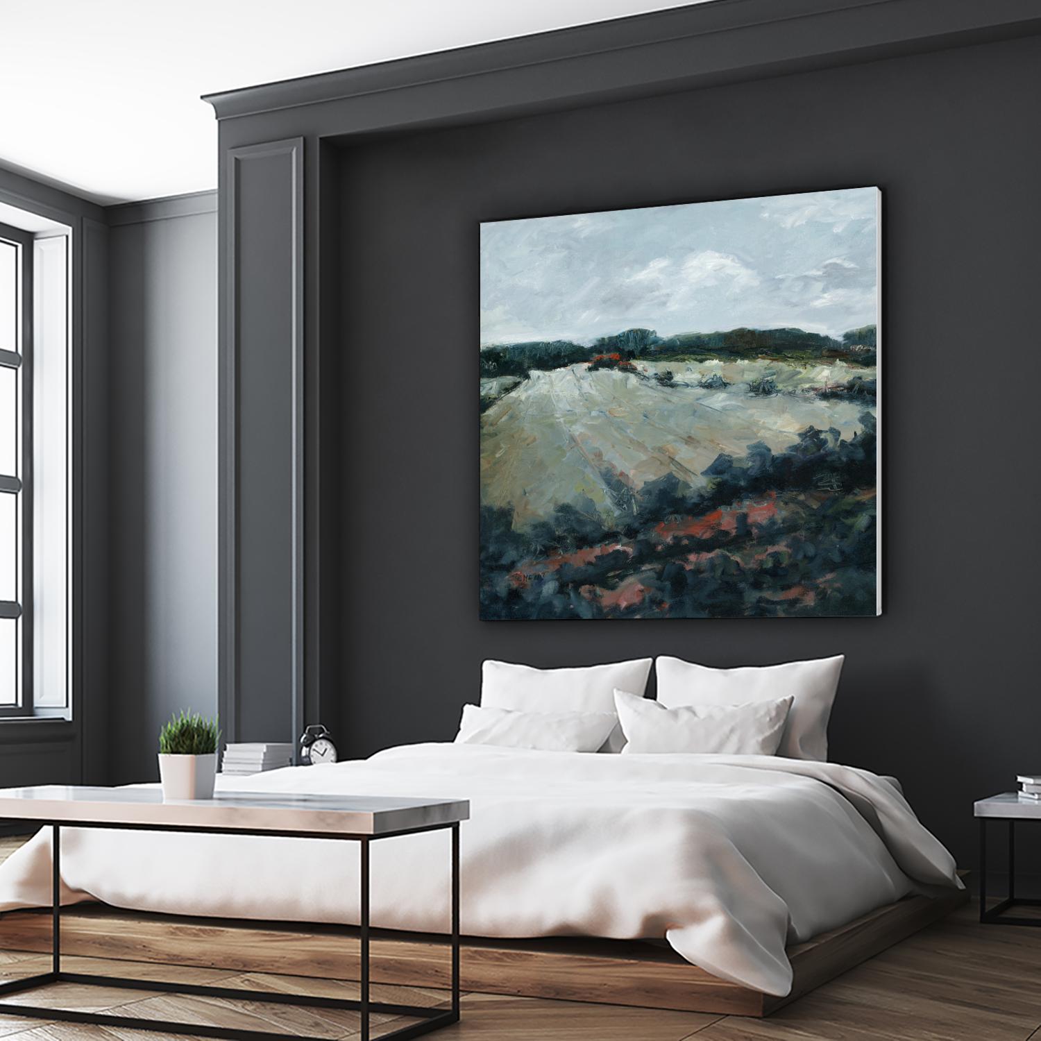 Serene Landscape 5 by Jacques Clement on GIANT ART - green landscape