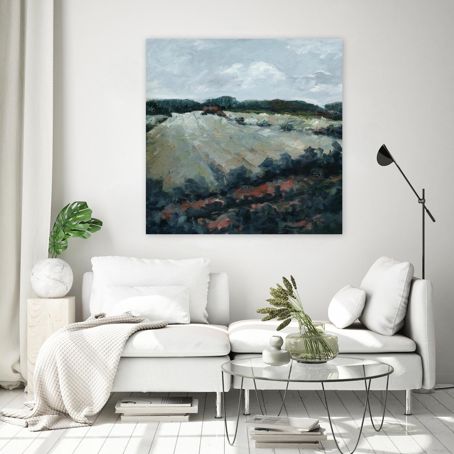 Serene Landscape 5 by Jacques Clement on GIANT ART - green landscape