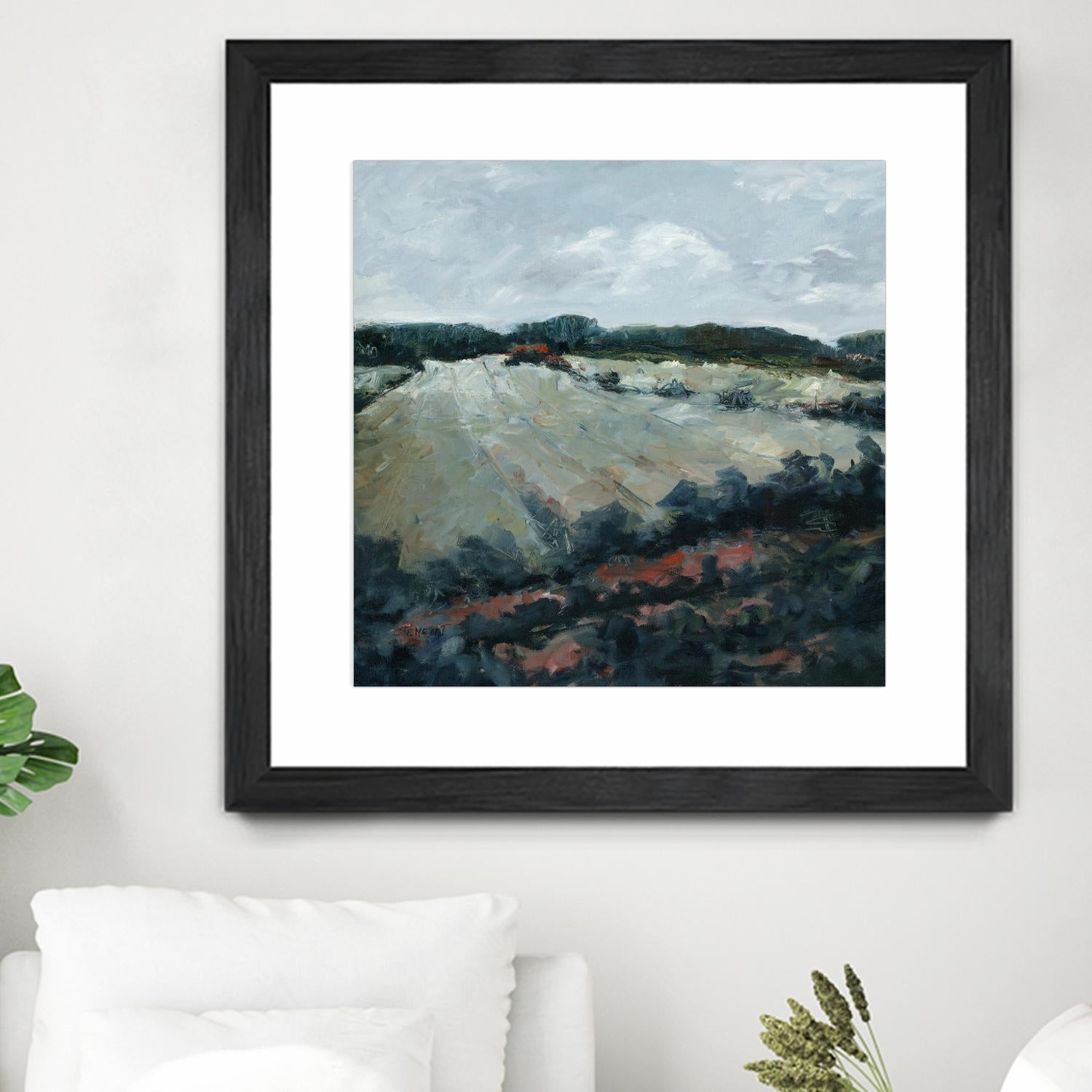 Serene Landscape 5 by Jacques Clement on GIANT ART - green landscape