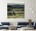 Serene Landscape 6 by Jacques Clement on GIANT ART - blue landscape