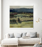 Serene Landscape 6 by Jacques Clement on GIANT ART - blue landscape