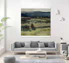Serene Landscape 6 by Jacques Clement on GIANT ART - blue landscape