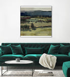 Serene Landscape 6 by Jacques Clement on GIANT ART - blue landscape