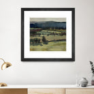 Serene Landscape 6 by Jacques Clement on GIANT ART - blue landscape