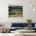 Serene Landscape 6 by Jacques Clement on GIANT ART - blue landscape