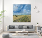 Serene Landscape 7 by Jacques Clement on GIANT ART - beige landscape cultivated