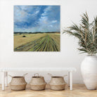 Serene Landscape 7 by Jacques Clement on GIANT ART - beige landscape cultivated