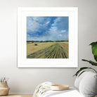 Serene Landscape 7 by Jacques Clement on GIANT ART - beige landscape cultivated