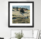 Serene Landscape 8 by Jacques Clement on GIANT ART - beige landscape hill