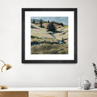 Serene Landscape 8 by Jacques Clement on GIANT ART - beige landscape hill
