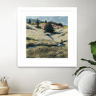 Serene Landscape 8 by Jacques Clement on GIANT ART - beige landscape hill