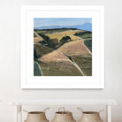 Serene Landscape 9 by Jacques Clement on GIANT ART - pink landscape champs