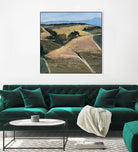 Serene Landscape 9 by Jacques Clement on GIANT ART - pink landscape champs