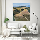 Serene Landscape 9 by Jacques Clement on GIANT ART - pink landscape champs