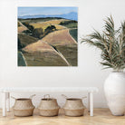 Serene Landscape 9 by Jacques Clement on GIANT ART - pink landscape champs