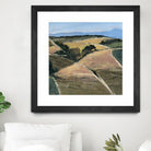 Serene Landscape 9 by Jacques Clement on GIANT ART - pink landscape champs