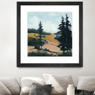 Trees 1 by Jacques Clement on GIANT ART - gold landscape sapins