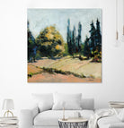 Trees 2 by Jacques Clement on GIANT ART - beige landscape field