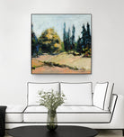 Trees 2 by Jacques Clement on GIANT ART - beige landscape field