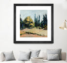 Trees 2 by Jacques Clement on GIANT ART - beige landscape field