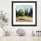 Trees 2 by Jacques Clement on GIANT ART - beige landscape field