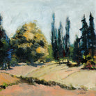 Trees 2 by Jacques Clement on GIANT ART - beige landscape field