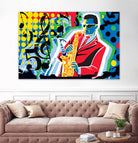 Music Go by Ray Lengelé on GIANT ART - red animé saxo