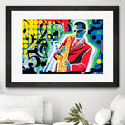 Music Go by Ray Lengelé on GIANT ART - red animé saxo