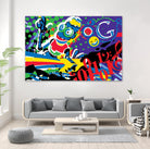 Robot Google by Ray Lengelé on GIANT ART - red typography pop-art