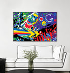 Robot Google by Ray Lengelé on GIANT ART - red typography pop-art