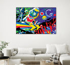 Robot Google by Ray Lengelé on GIANT ART - red typography pop-art