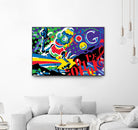 Robot Google by Ray Lengelé on GIANT ART - red typography pop-art