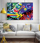 Robot Google by Ray Lengelé on GIANT ART - red typography pop-art