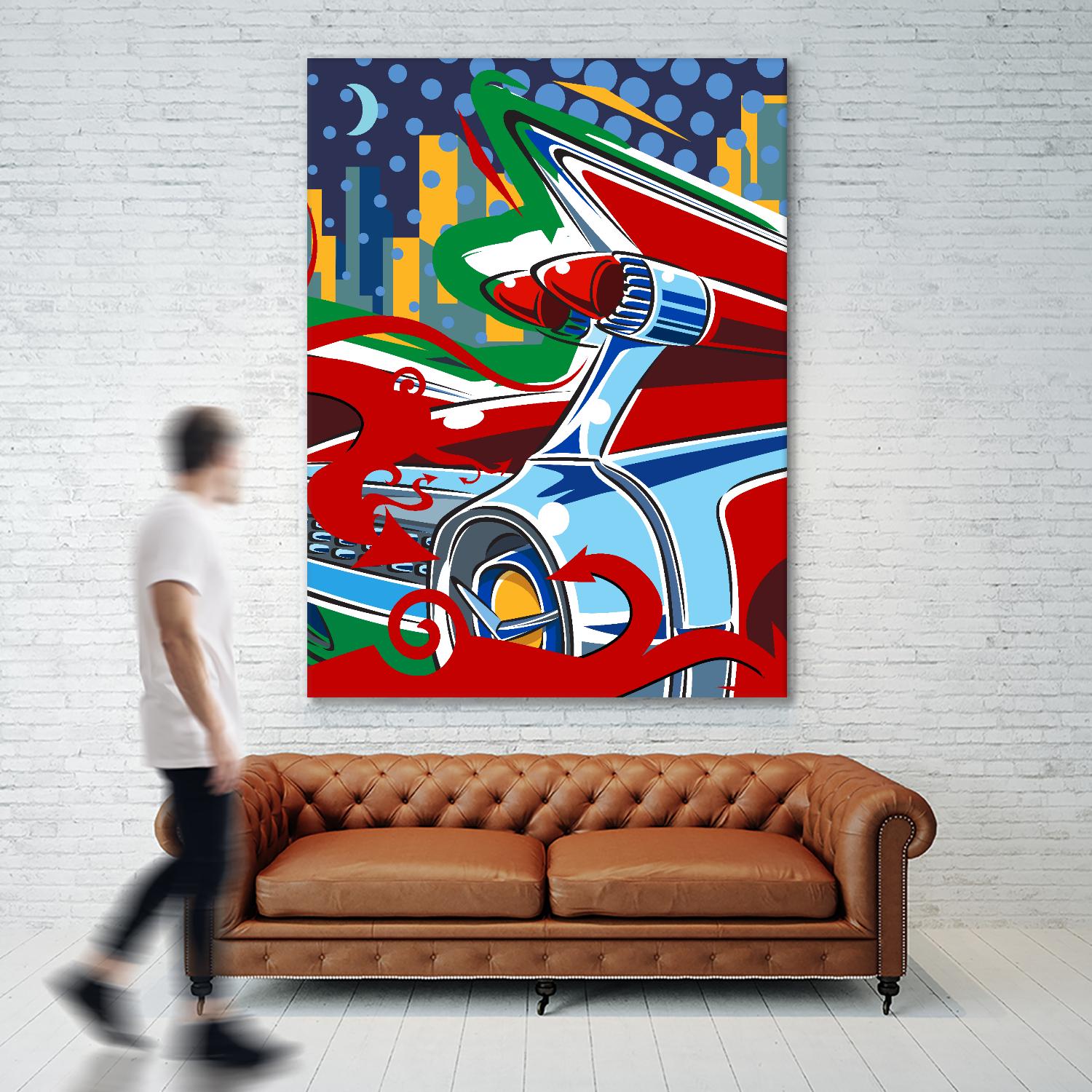 Cady Yak by Ray Lengelé on GIANT ART - red animé automobile