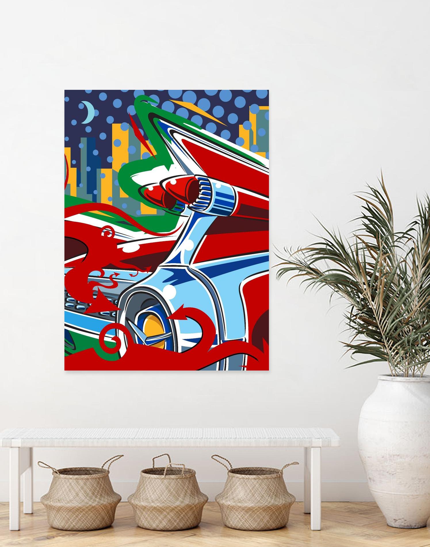 Cady Yak by Ray Lengelé on GIANT ART - red animé artistes du québec