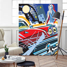 City Car by Ray Lengelé on GIANT ART - red animé automobile