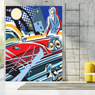 City Car by Ray Lengelé on GIANT ART - red animé automobile