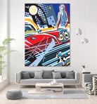 City Car by Ray Lengelé on GIANT ART - red animé automobile