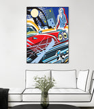 City Car by Ray Lengelé on GIANT ART - red animé automobile